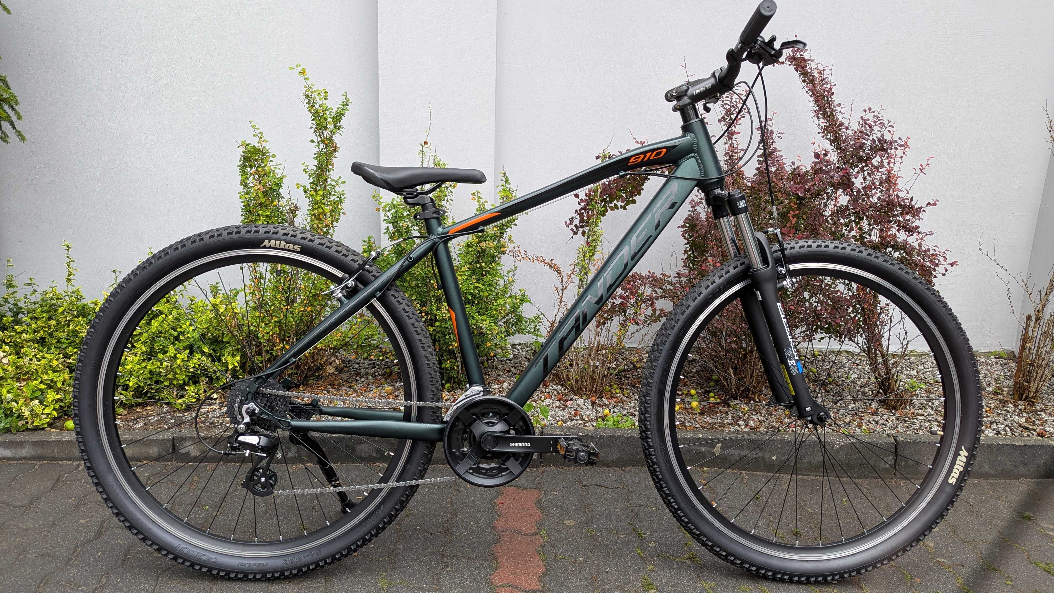 Aluminiowy rower MTB górski Tander 910 29" koła, Shimano Altus