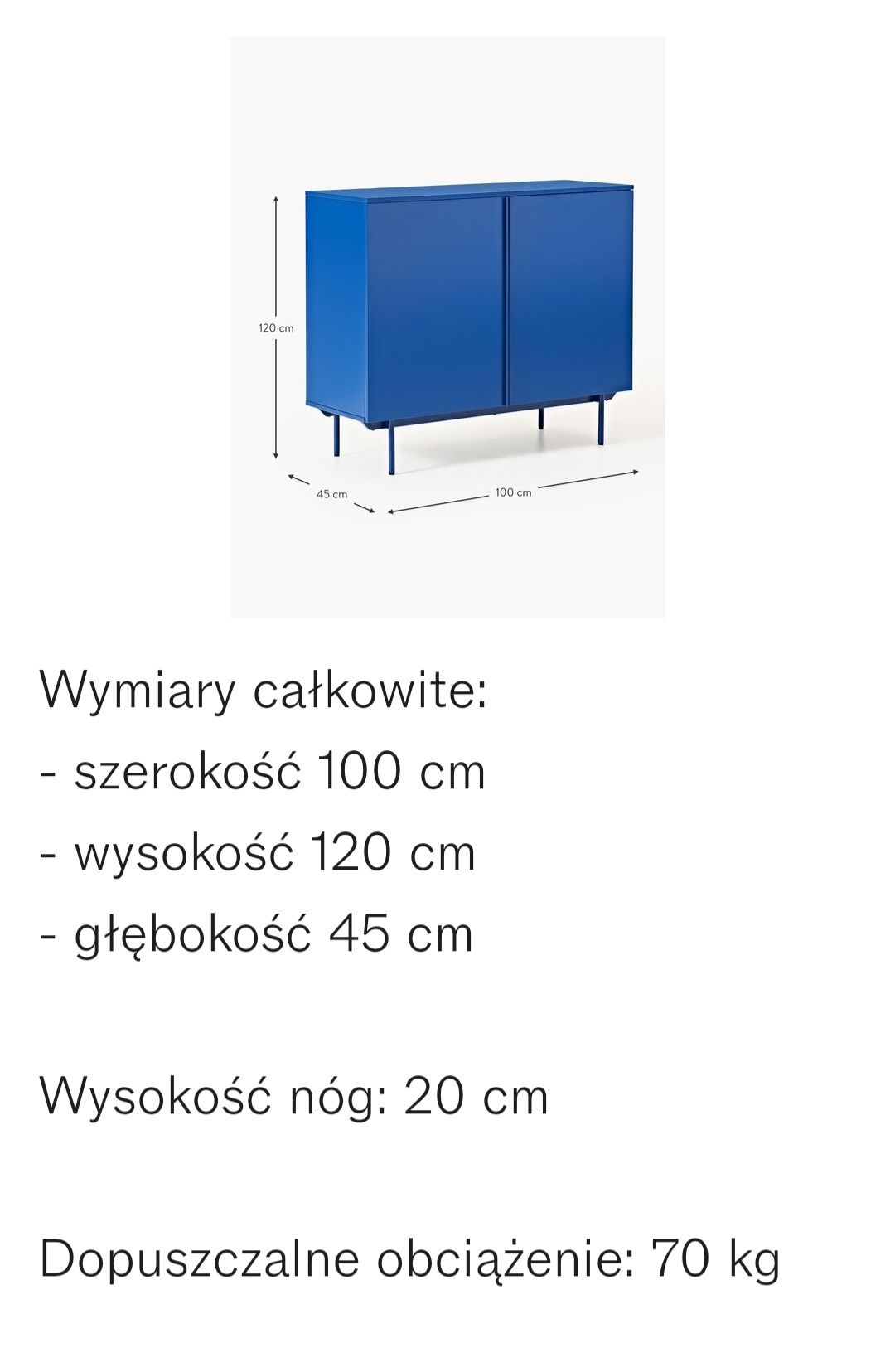 Komoda z drewna Elona Westwing