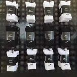 12 par skarpet Nike z czystego bawełny. Białe, długie, Rozmiar M/L