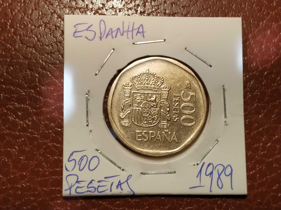 937 Moeda de 500 pesetas de 1989 - Espanha