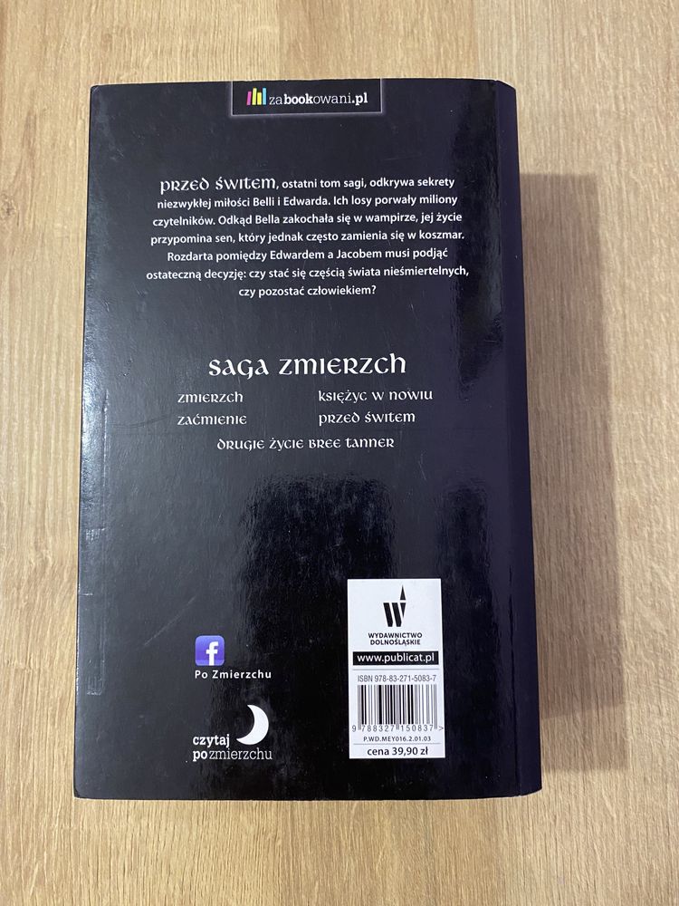 książka „Zmierzch: Przed świtem”