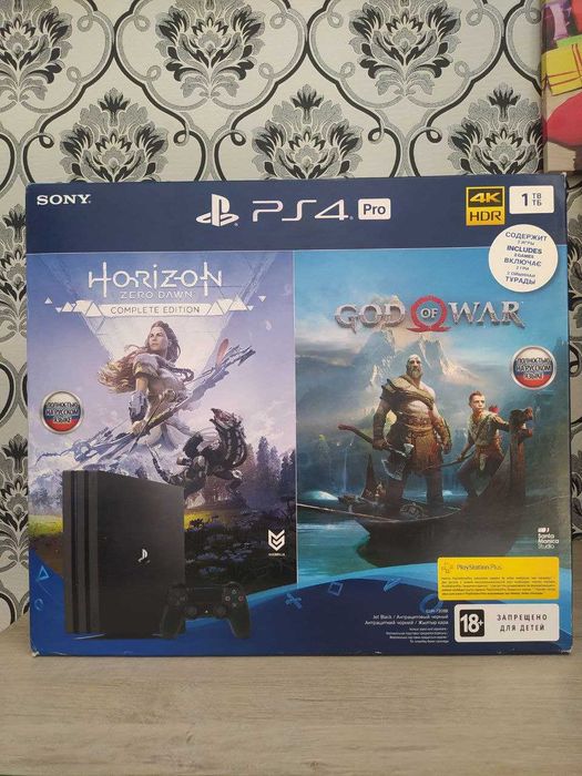 Консоль Sony PlayStation 4 PRO 1TB + игры