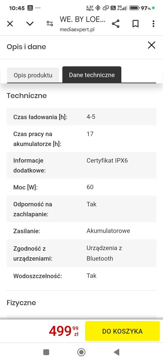 Głośnik We BY Loewe Hear 2