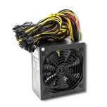 Zasialcz Qoltec 1250W | 80 Plus Gold | Gaming Miner 50146 z wadą