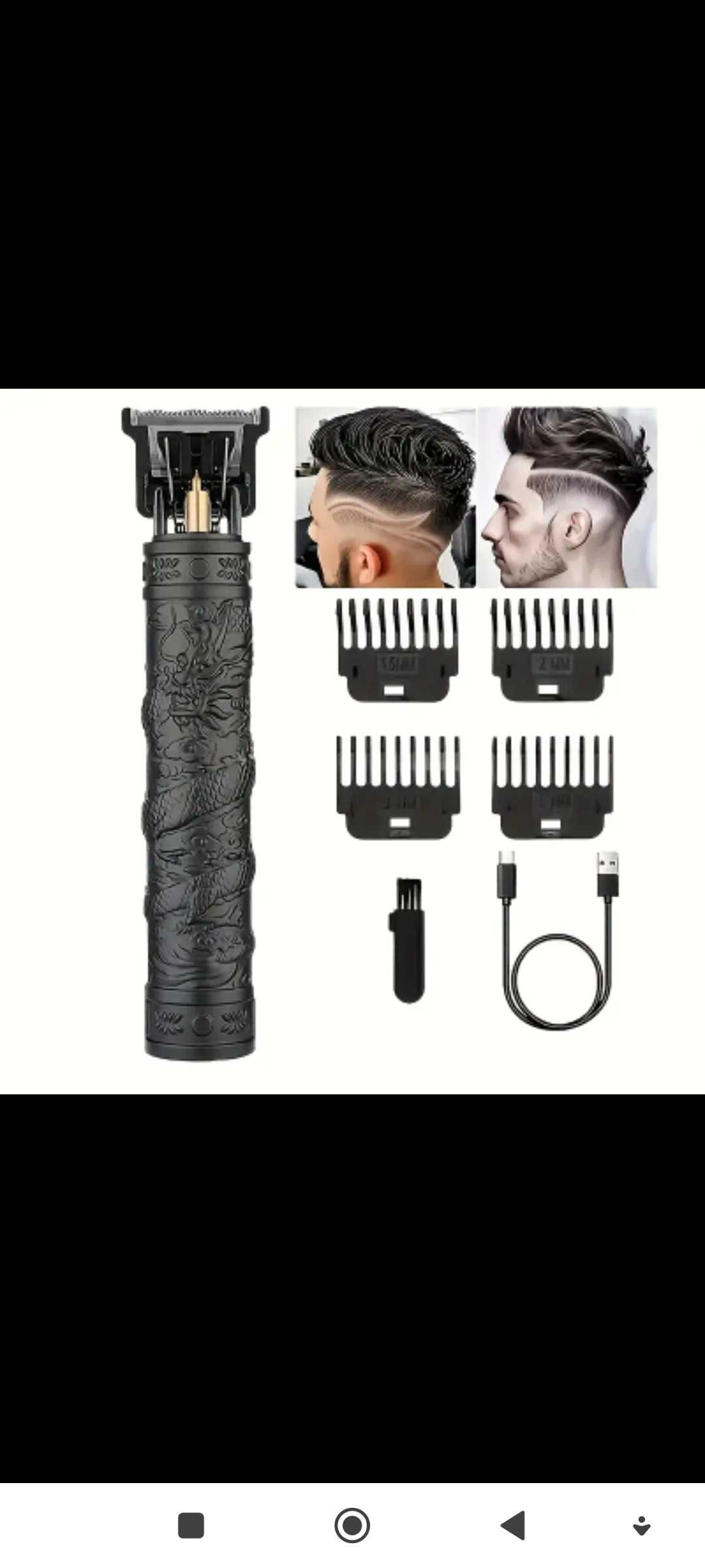 Aparador de Cabelo com Design de Dragão