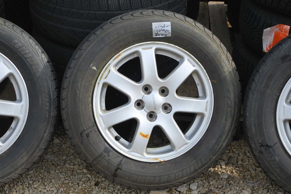 Koła 195/65 R15 5x100 Oryginalne alufelgi +opony zimowe Subaru Impreza