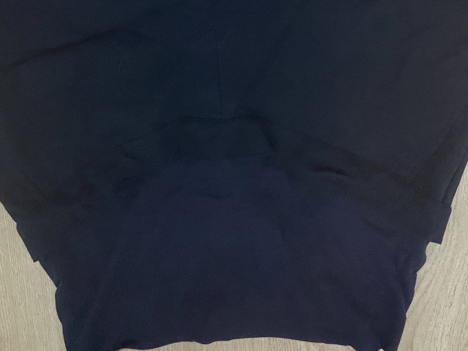 Esprit 36 S ciążowe granatowe wiskoza spodnie elegancie biuro praca