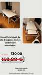 Mesa Extensível até 6 lugares