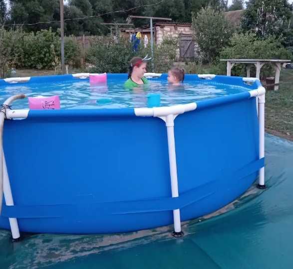Басейн каркасний круглий 305×76 см з фільтр насосом Intex