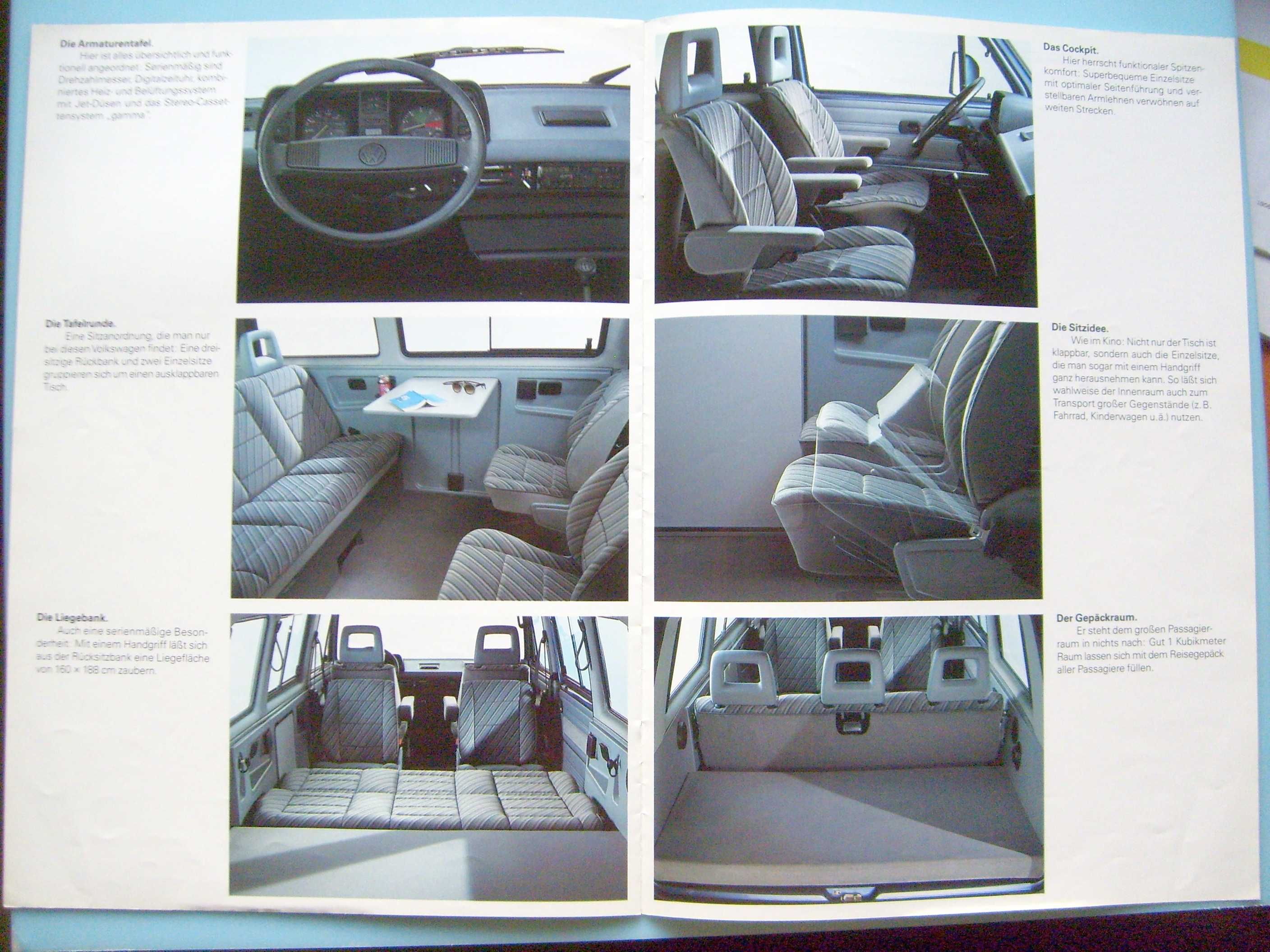 Volkswagen T3 Caravelle / Multivan - White Star & Blue Star - prospekt