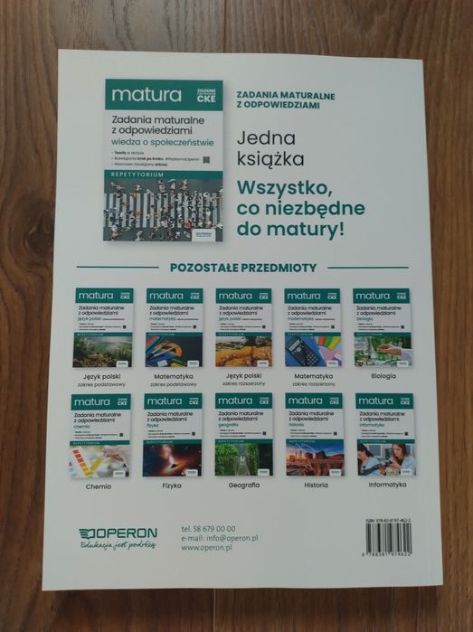 Zadania maturalne z odpowiedziami. Repetytorium WOS