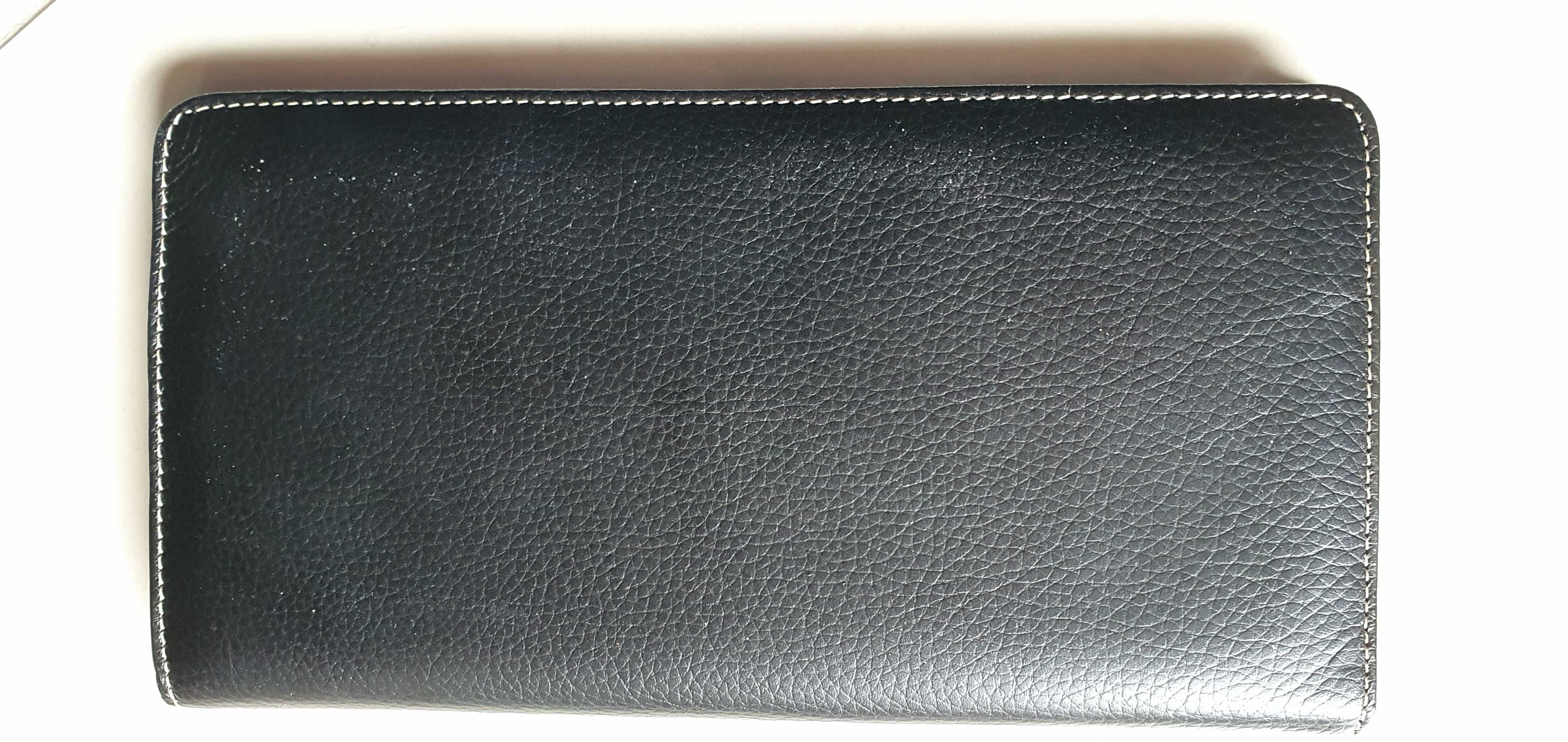 Portfel, organizer, cardholder premium Hugo Boss skóra naturalna