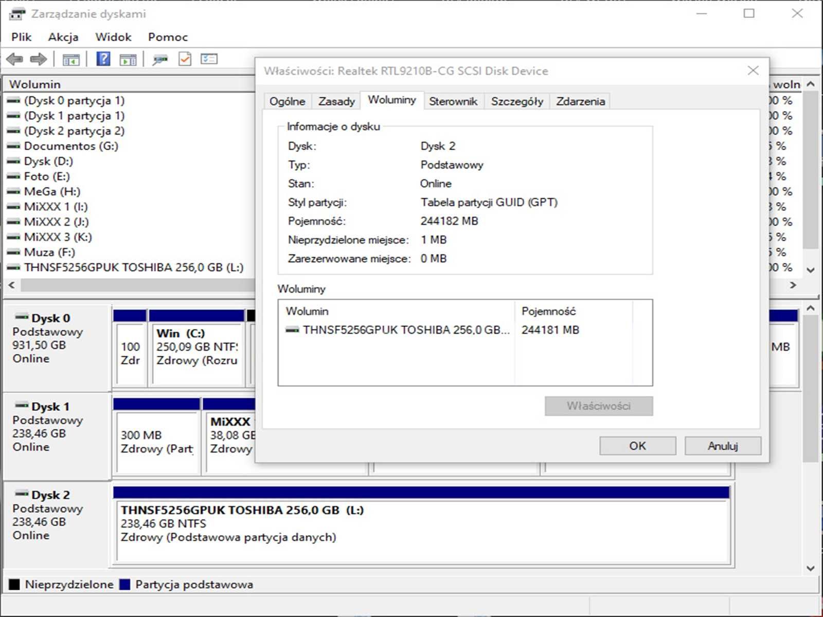 SSD M2 PCie 256GB TosHiba