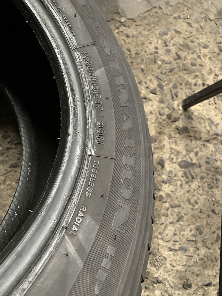 (4шт) 225/60R17 Firestone Destination HP (6мм) літні шини