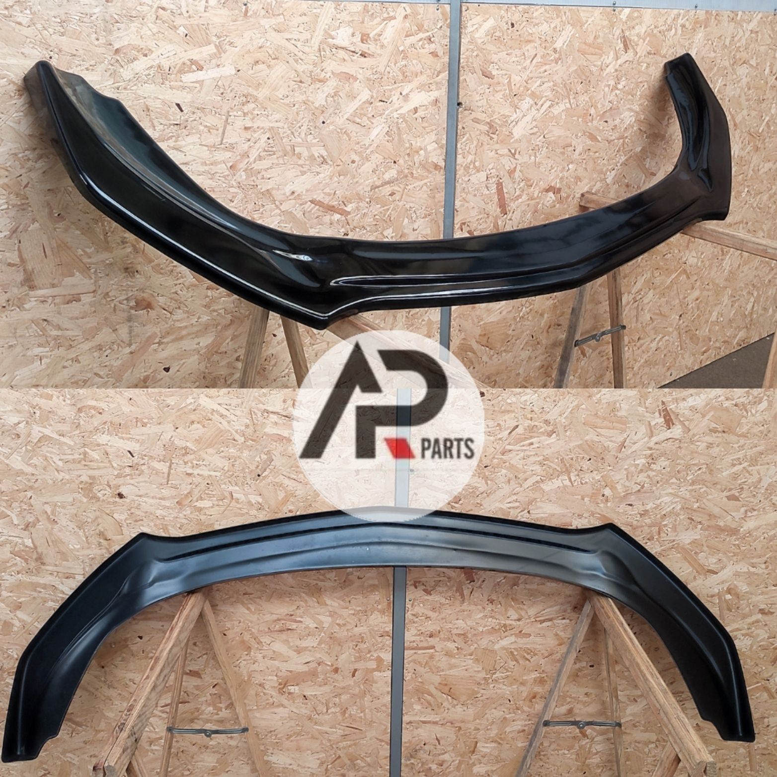 Mercedes W177 Classe A Lip Lamina Frontal Preto brilhante AMG