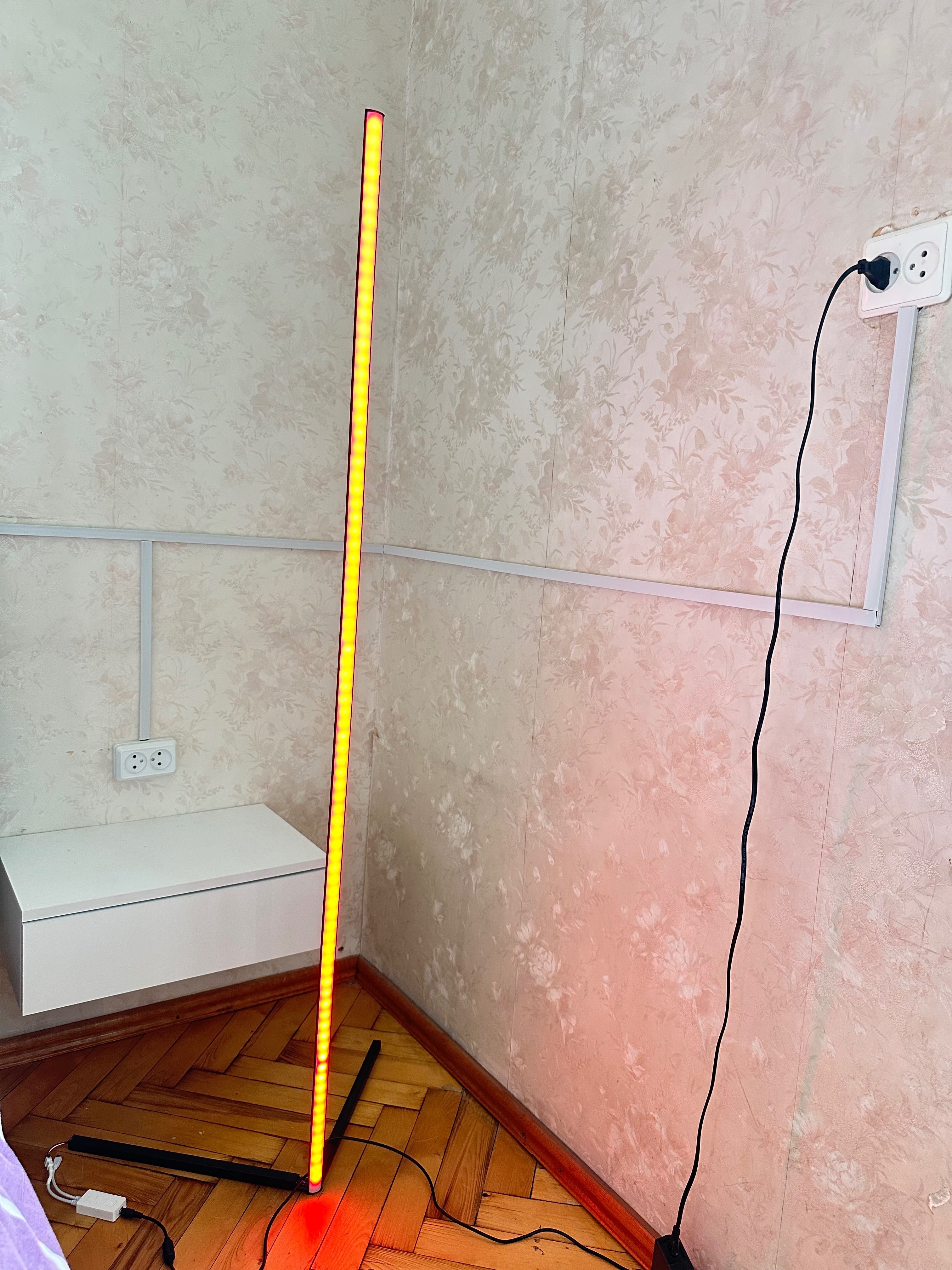 Розумна напольна кутова RGB лампа