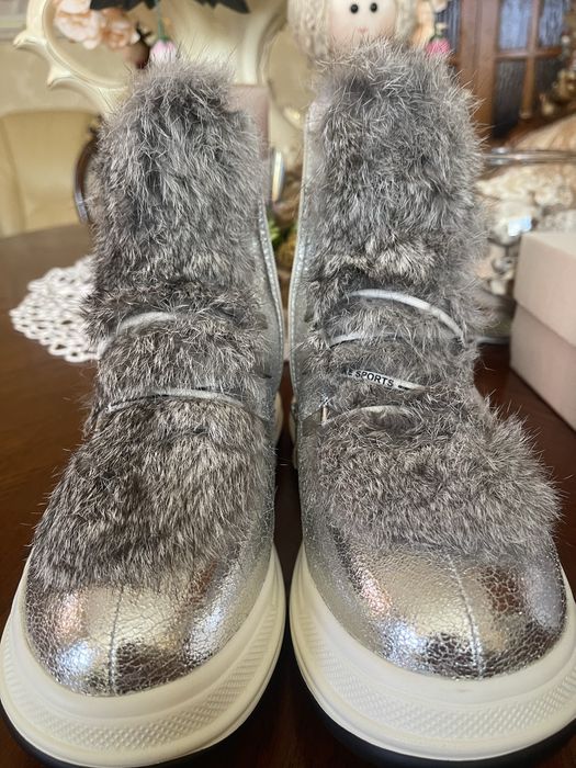 Зимові ботінки натуральні , шкіряні