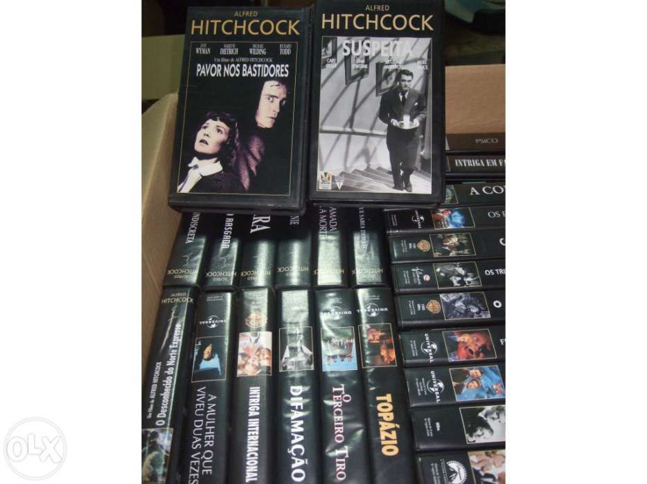 Cassetes vhs alfred hitchcock