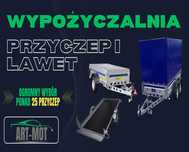 7 DNI W TYGODNIU !! Wypożyczalnia przyczep i lawet LAWETA 8.5 m !!