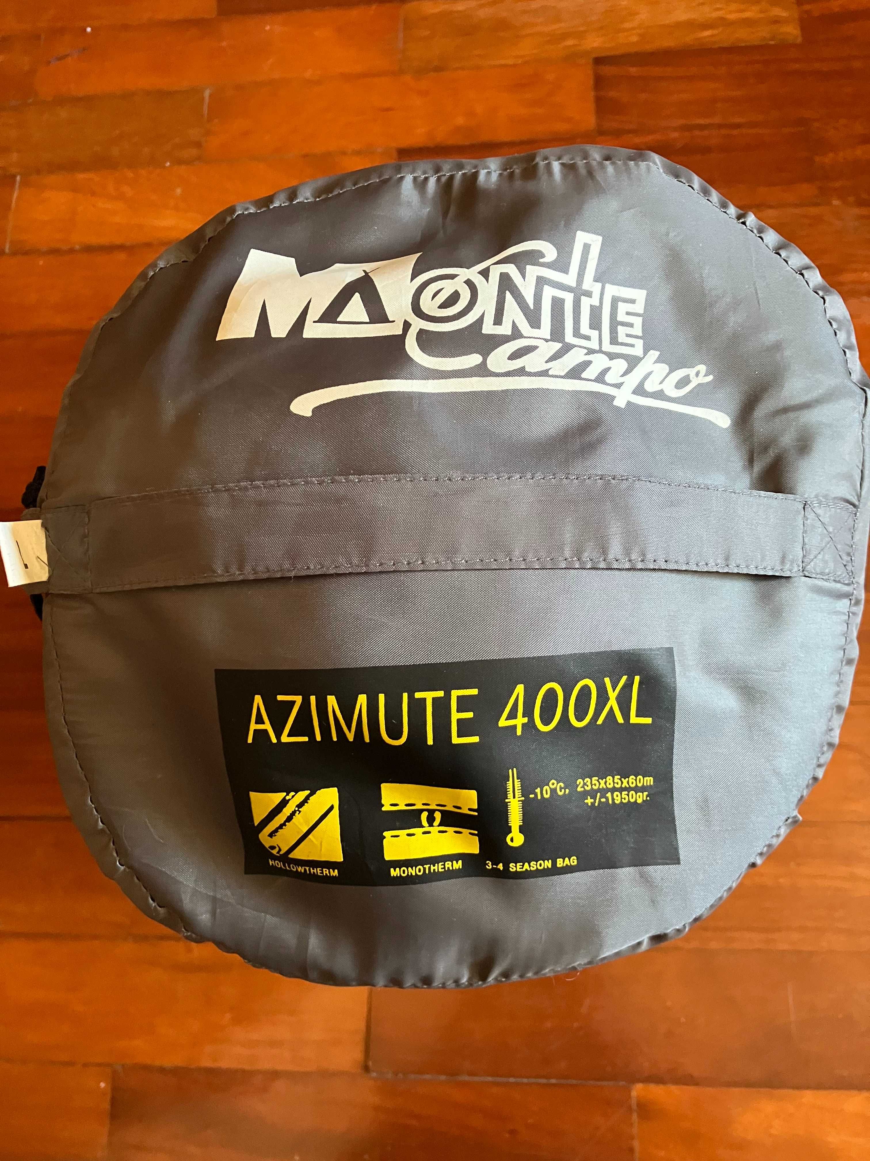 Kit campismo, com tenda, saco cama e vários utensílios necessários