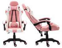 Fotel dla Gamerki do komputera EXT One Pink