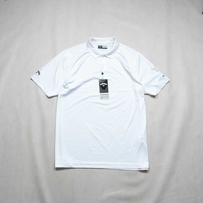 NOWA Callaway Solid Opti-dri Stretch Polo koszulka golfowa L loose fit