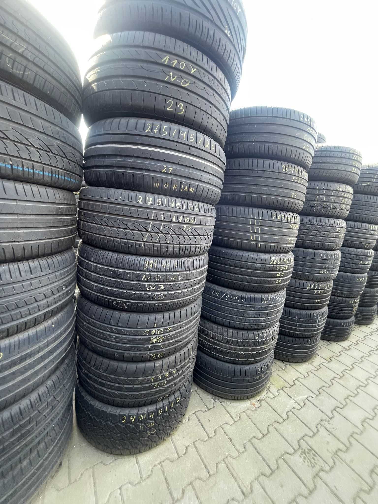 Opony pojedyncze 275/45R20 Michelin Continental Dunlop Pirelli