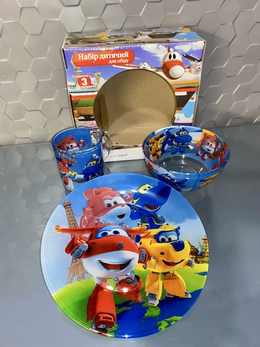 Подарунковий набір скляного посуду Frozen Lol Minecraft