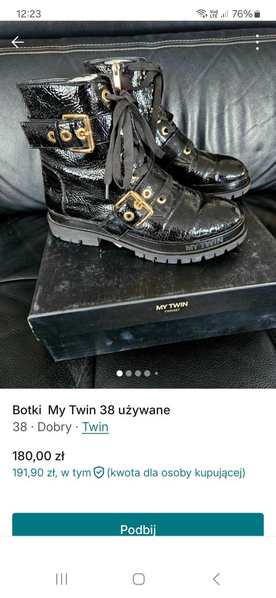 Botki My Twin 38 używane