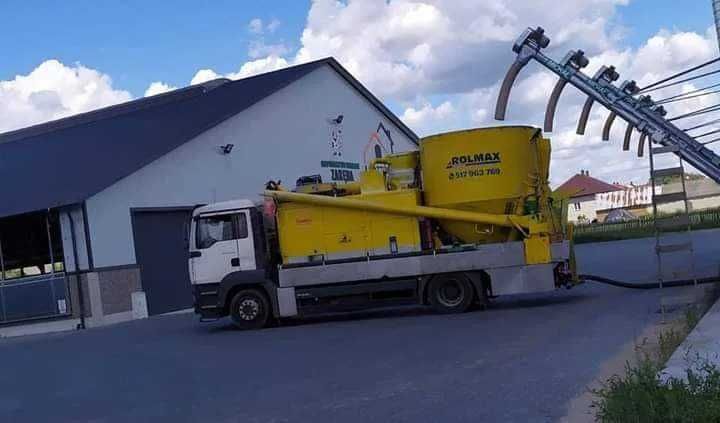 Mobilna mieszalnia pasz-usługa