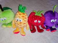 4 Peluches frutas