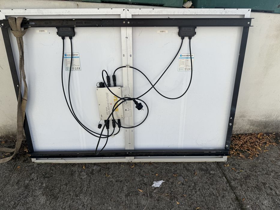 Kit 2 Paines 240w + Micro inversor 600w