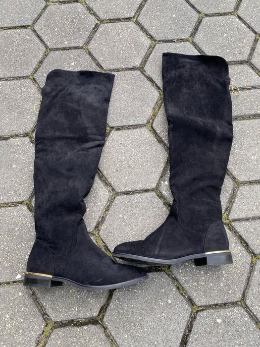 Botas cano alto pretas