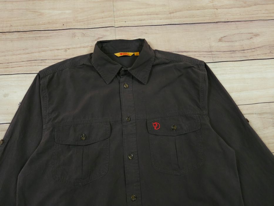 FJALLRAVEN Hok Shirt Koszula Męska Brązowa r. M