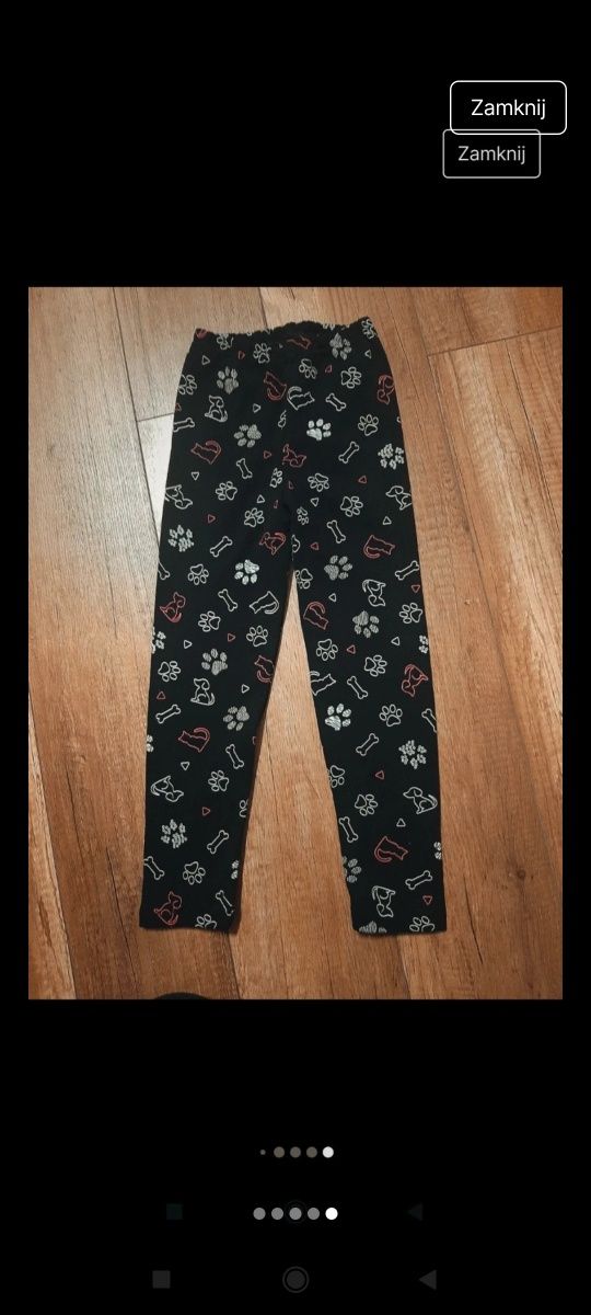 Getry legginsy 116 NOWE