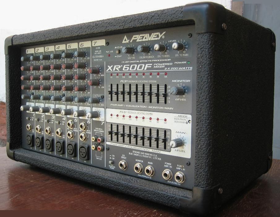 Peavey XR600F Powered Mixer / Активний мікшер /Пульт
