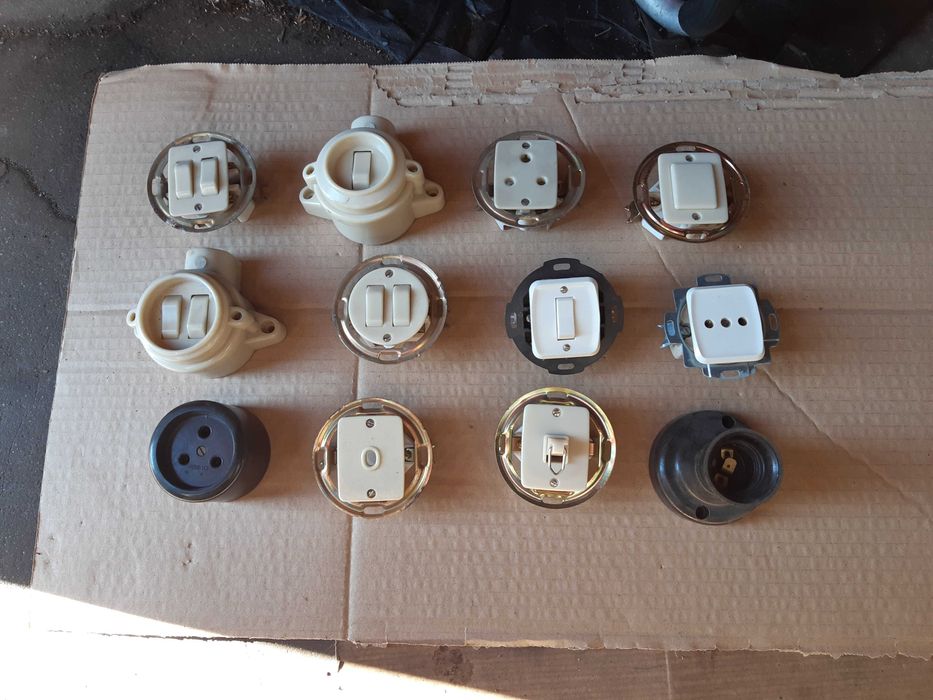 Interruptores /tomadas antigos
