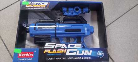 Space Flash Gun zabawka pistolet na baterie wiek 3 + U TIGERA SKLEP