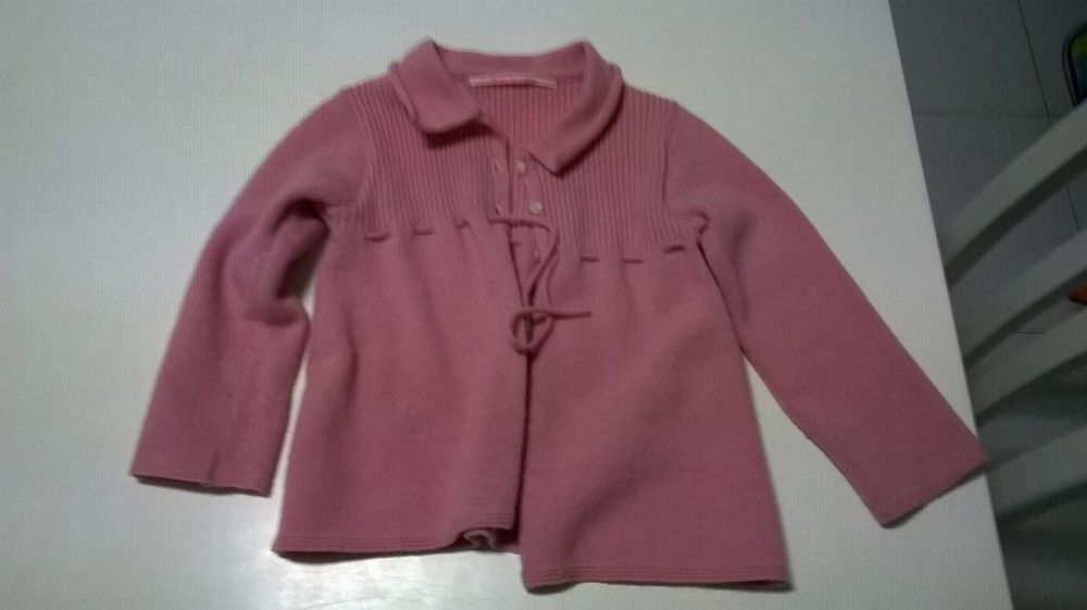 Casaco malha menina