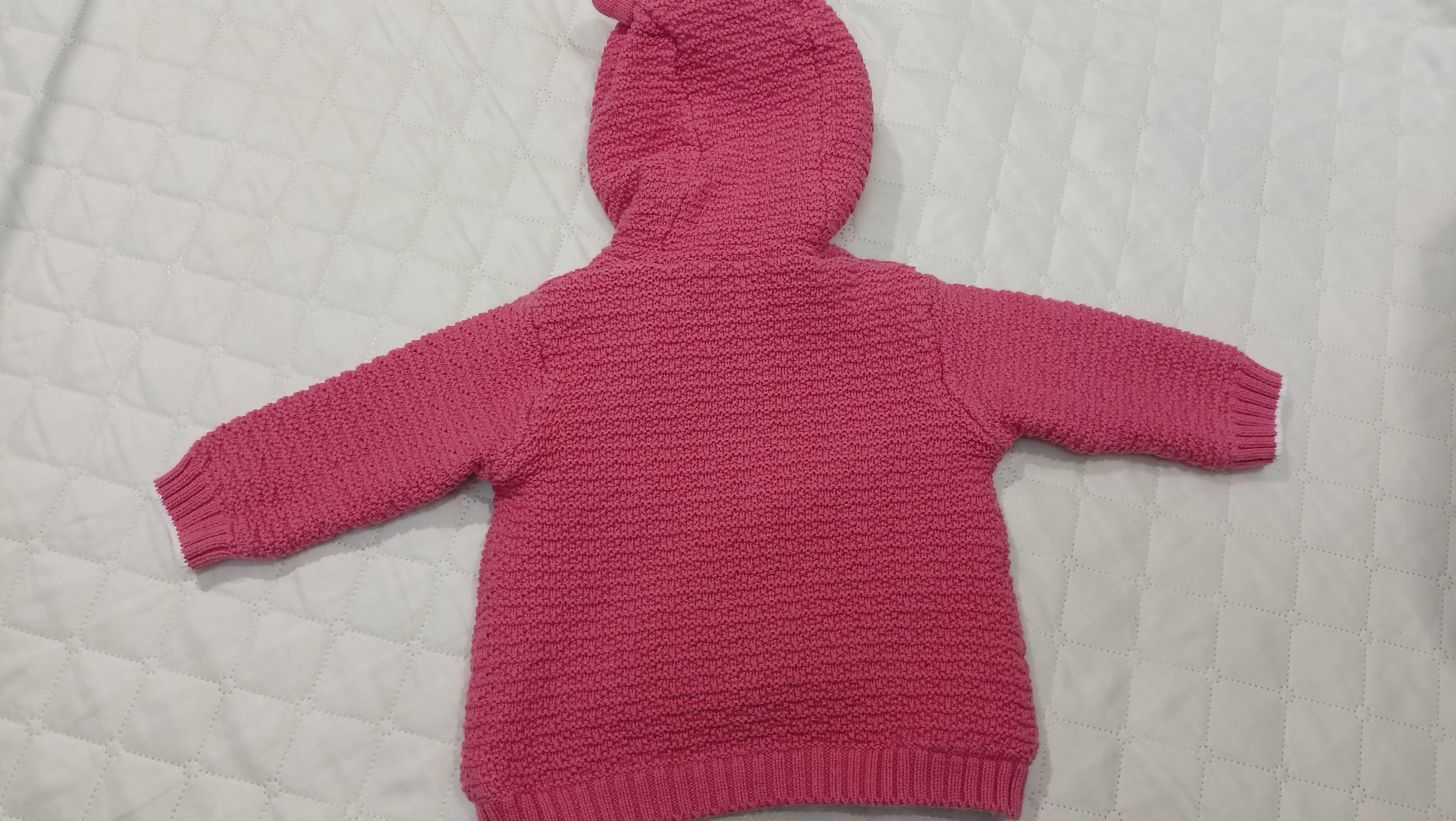 Sweterek 0-3m dziewczynka