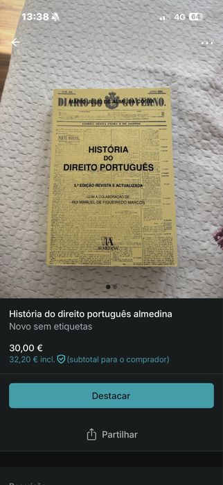 Historia do direito portugues almedina