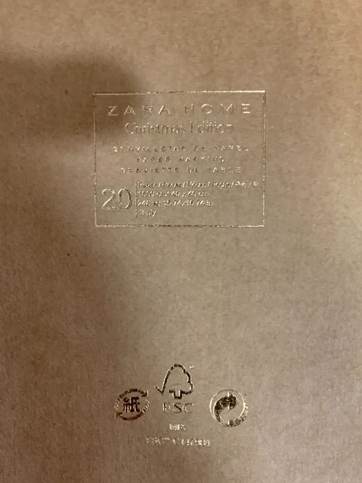 ZARA HOME Новый Год/Рождество!!! Праздничные салфетки