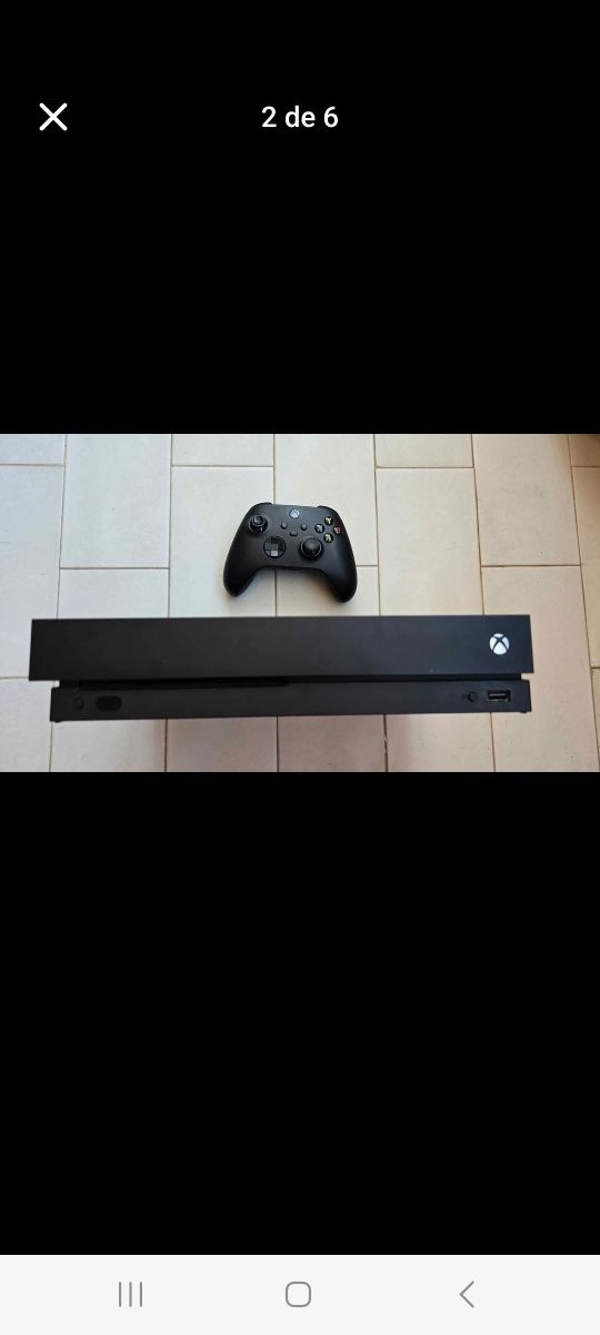 Xbox one X  1tb comando original