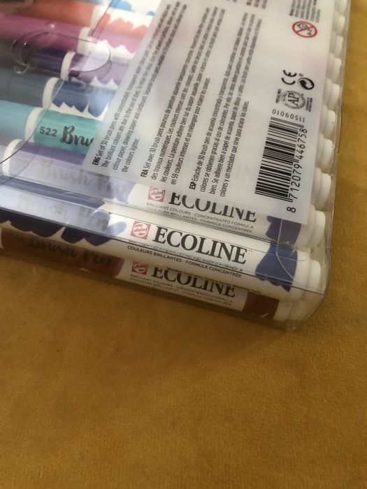 Краски Гуаш Еcoline Brushpen,Royal Talens 30 цветов