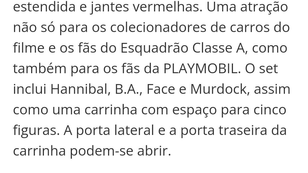 Playmobil carrinha esquadrão Classe A