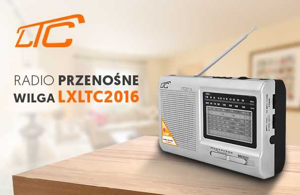 NOWE radio przenośne na baterie wbudowany akumulator LTC - 2016 Wilga