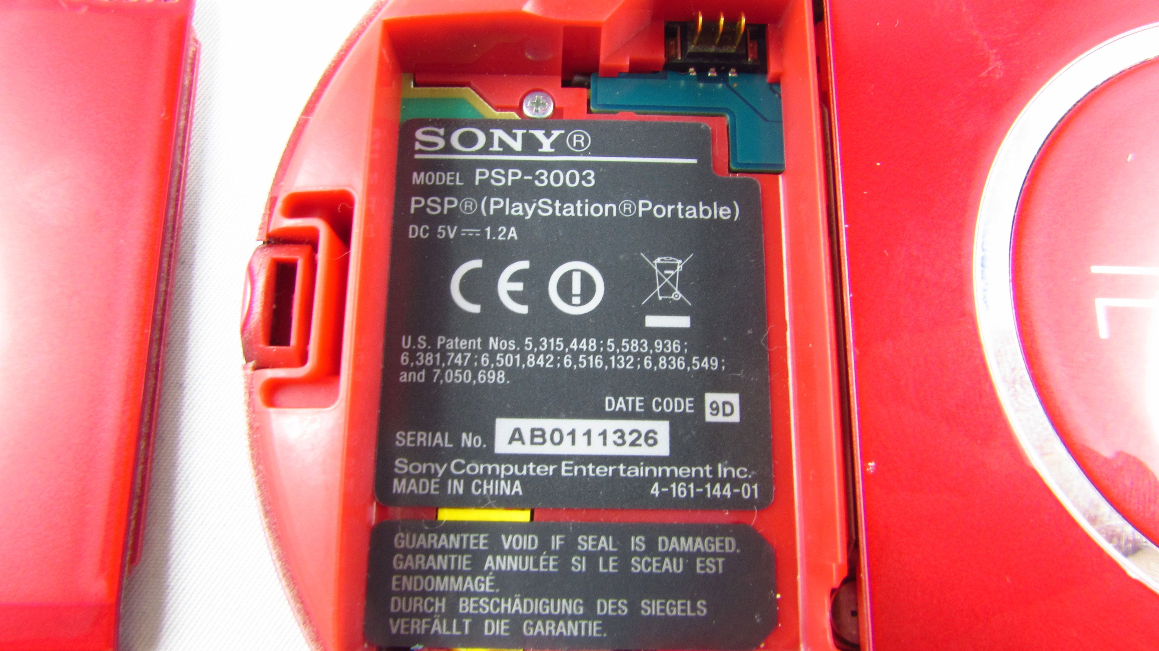 SONY PSP - Konsola Czerwona Radiant Red PSP-3003