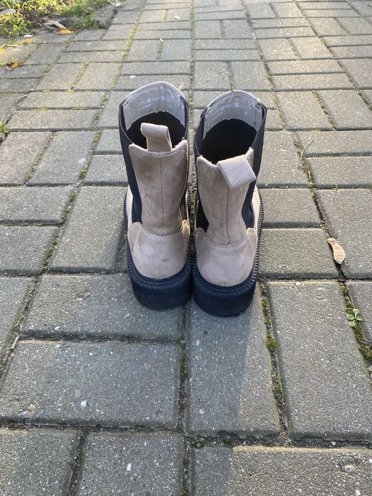 Botki Catwalk bezowe, rozmiar 38