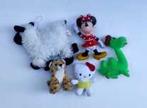 5 brinquedos bonecos brincar criança hello kitty minnie