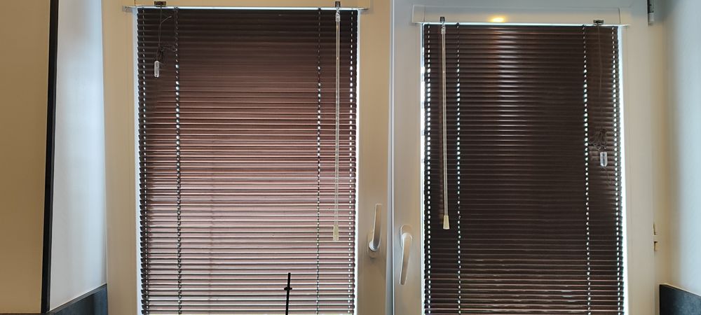 Żaluzje miedziane 2 szt wymiar 51x118